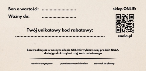 Bon Podarunkowy NALA o wartości 300 zł