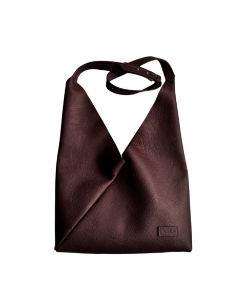 Torebka miękka ‚Origami’ duża, kolor czekoladowy brąz, skóra naturalna Torebka miękka ‚Origami’ duża, kolor czekoladowy brąz, skóra naturalna