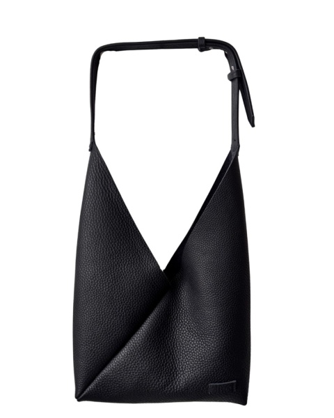 Torebka miękka ‚Origami’ duża, kolor czarny, skóra naturalna Torebka miękka ‚Origami’ duża, kolor czarny, skóra naturalna