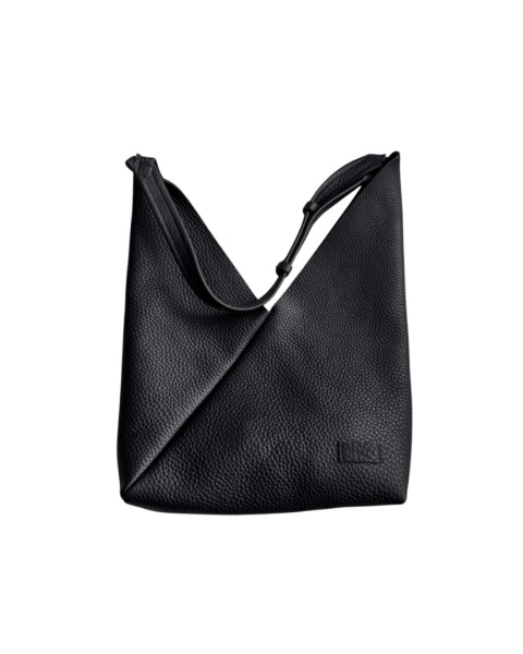 Torebka miękka ‚Origami’ duża, kolor czarny, skóra naturalna Torebka miękka ‚Origami’ duża, kolor czarny, skóra naturalna