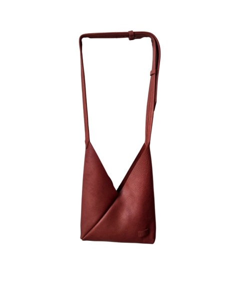 Torebka miękka ‚Origami’ mała, kolor terakota, skóra naturalna Torebka miękka ‚Origami’ mała, kolor terakota, skóra naturalna