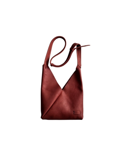 Torebka miękka ‚Origami’ mała, kolor terakota, skóra naturalna Torebka miękka ‚Origami’ mała, kolor terakota, skóra naturalna